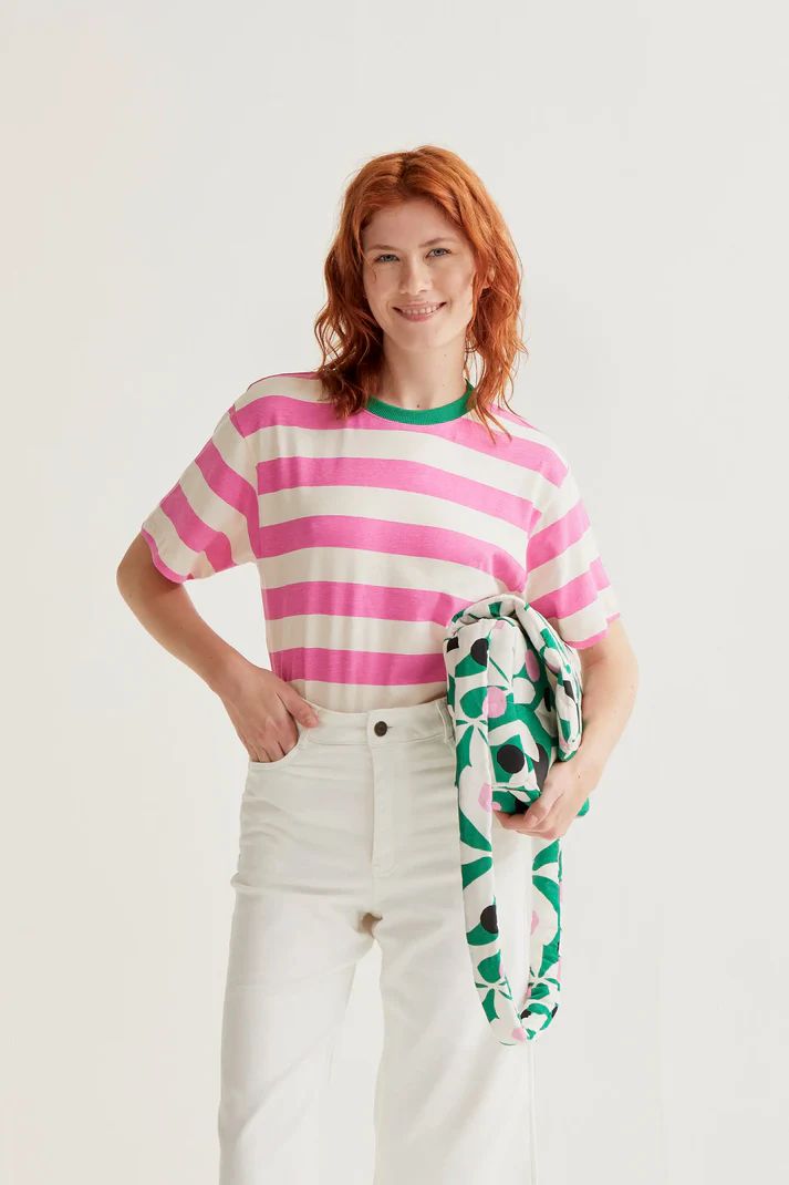 T-SHIRT - PINKSTRIPE