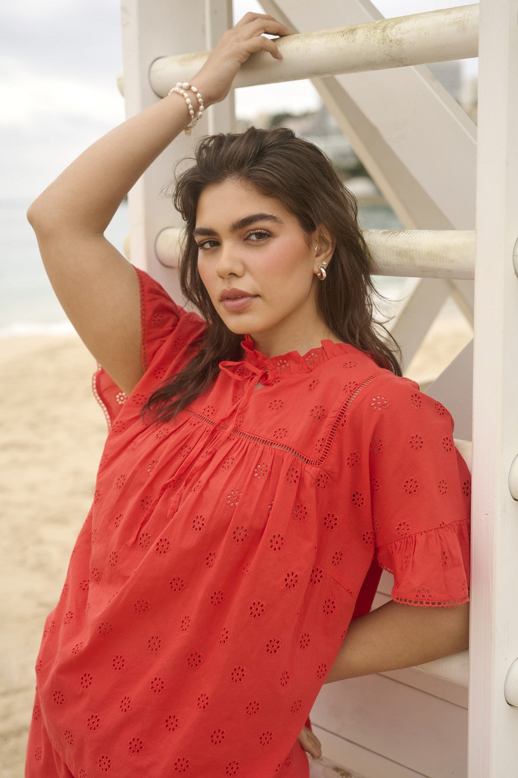 BLOUSE - LIONA FRILL