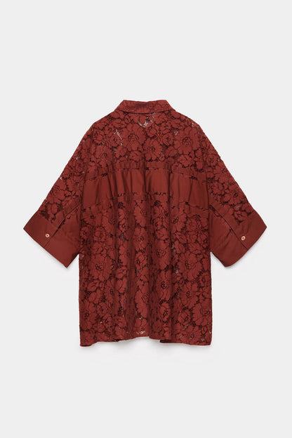 BLOUSE - SHEER